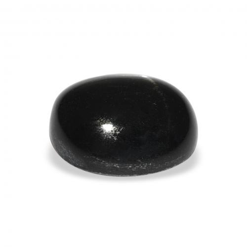 9,17 ctw natürlicher Schwarz Sterndiopsid, Oval, Lichtundurchlässig
