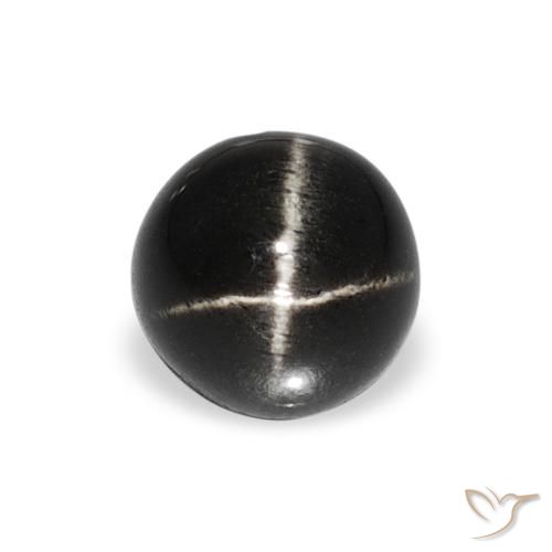 1.49ct Schwarz Sterndiopsid, Runden, Lichtundurchlässig