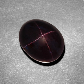 11,14 ctw natürlicher roter Stern-Granat, Oval Schliff, Lichtundurchlässig