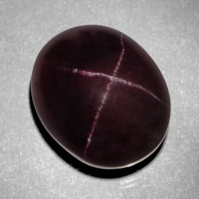 16,05 ctw natürlicher roter Stern-Granat, Oval Schliff, Lichtundurchlässig