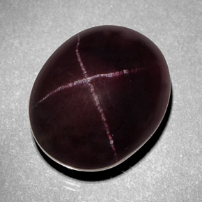 16,05 ctw natürlicher roter Stern-Granat, Oval Schliff, Lichtundurchlässig