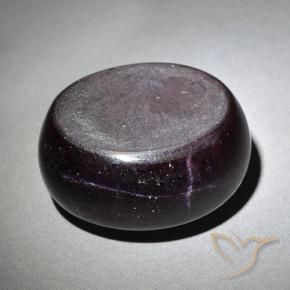9,17 ctw natürlicher dunkellila Sterngranat, Oval, Lichtundurchlässig
