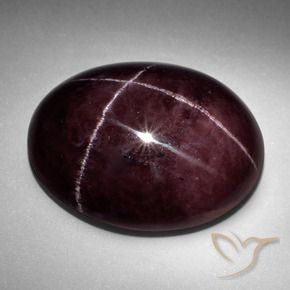9,17 ctw natürlicher dunkelrot Sterngranat, Oval, Lichtundurchlässig