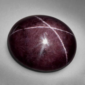 91,05 ctw natürlicher roter Stern-Granat, Oval Schliff, Lichtundurchlässig