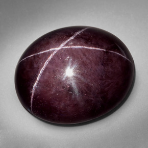 91,05 ctw natürlicher roter Stern-Granat, Oval Schliff, Lichtundurchlässig