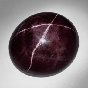 159,09 ctw natürlicher roter Stern-Granat, Oval Schliff, Lichtundurchlässig