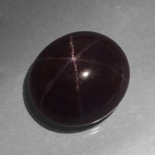 49,09 ctw natürlicher roter Stern-Granat, Oval Schliff, Lichtundurchlässig