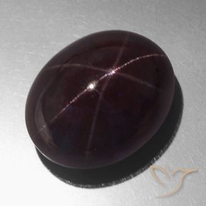 9,17 ctw natürlicher Mahagonirot Sterngranat, Oval, Lichtundurchlässig