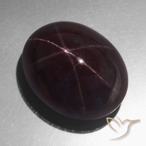 9,17 ctw natürlicher Mahagonirot Sterngranat, Oval, Lichtundurchlässig