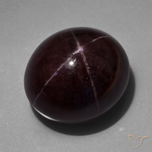 97.90ct Natürlicher dunkelrot Sterngranat, Oval, Lichtundurchlässig