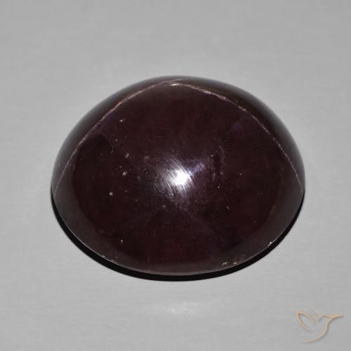 9,17 ctw natürlicher dunkelrot Sterngranat, Oval, Lichtundurchlässig