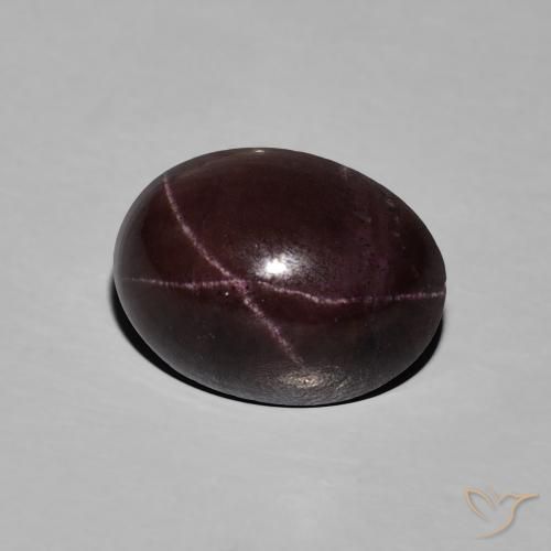 9,17 ctw natürlicher dunkelrot Sterngranat, Oval, Lichtundurchlässig