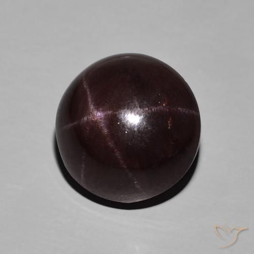 9,17 ctw natürlicher dunkelrot Sterngranat, Oval, Lichtundurchlässig
