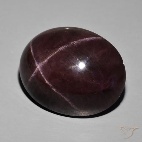9,17 ctw natürlicher dunkelrot Sterngranat, Oval, Lichtundurchlässig