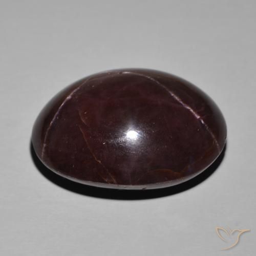9,17 ctw natürlicher dunkelrot Sterngranat, Oval, Lichtundurchlässig
