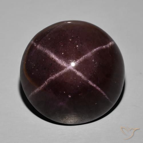 86.18ct Natürlicher dunkelrot Sterngranat, Runden, Lichtundurchlässig