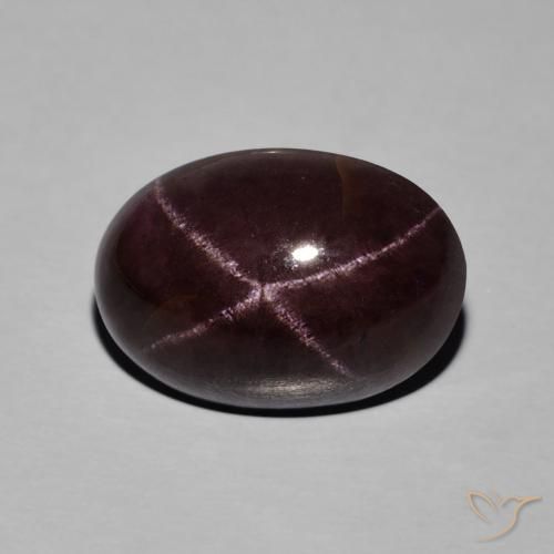 13,88 ctw natürlicher roter Stern-Granat, Oval Schliff, Lichtundurchlässig