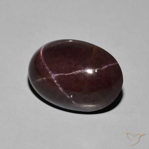 13,88 ctw natürlicher roter Stern-Granat, Oval Schliff, Lichtundurchlässig
