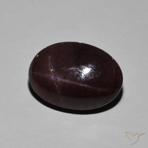 9,17 ctw natürlicher dunkelrot Sterngranat, Oval, Lichtundurchlässig