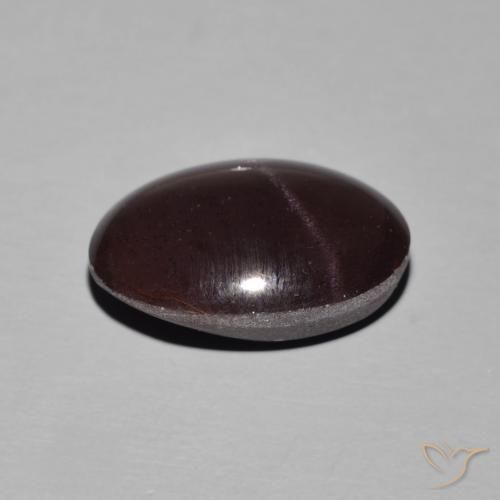 9,17 ctw natürlicher dunkelrot Sterngranat, Oval, Lichtundurchlässig