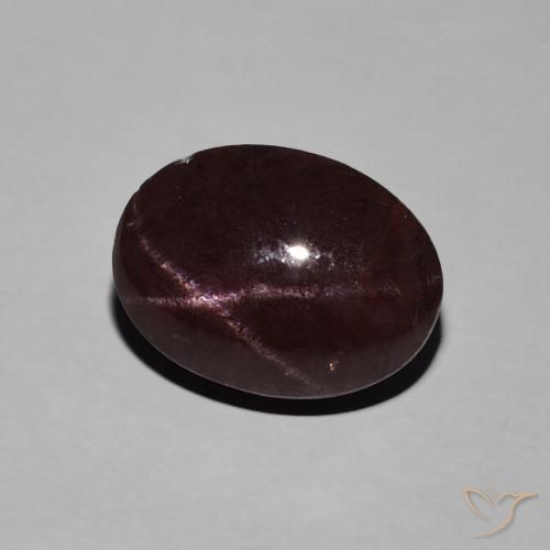 9,17 ctw natürlicher dunkelrot Sterngranat, Oval, Lichtundurchlässig