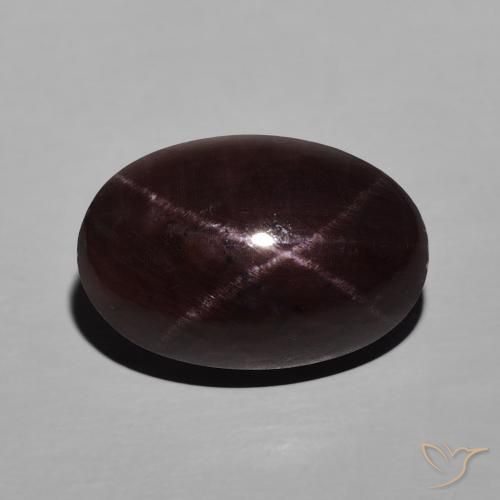 10.62ct Natürlicher Mahagonirot Sterngranat, Oval, Lichtundurchlässig
