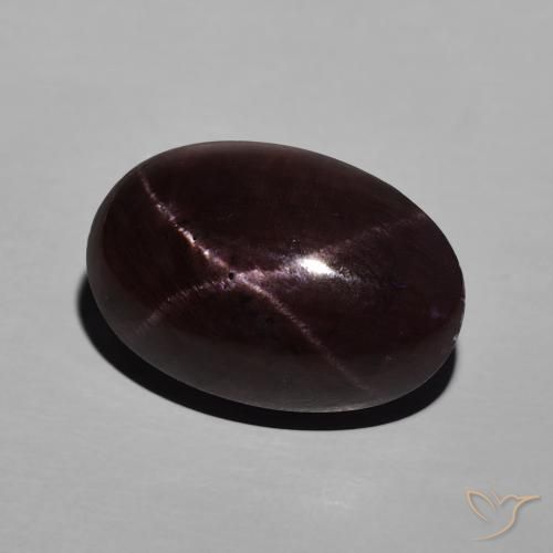 9,17 ctw natürlicher Mahagonirot Sterngranat, Oval, Lichtundurchlässig