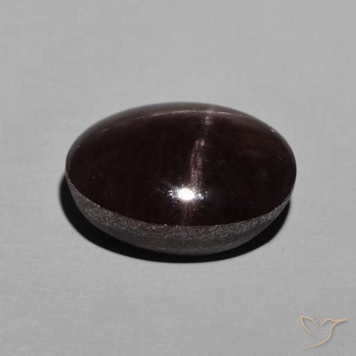 9,17 ctw natürlicher dunkelrot Sterngranat, Oval, Lichtundurchlässig