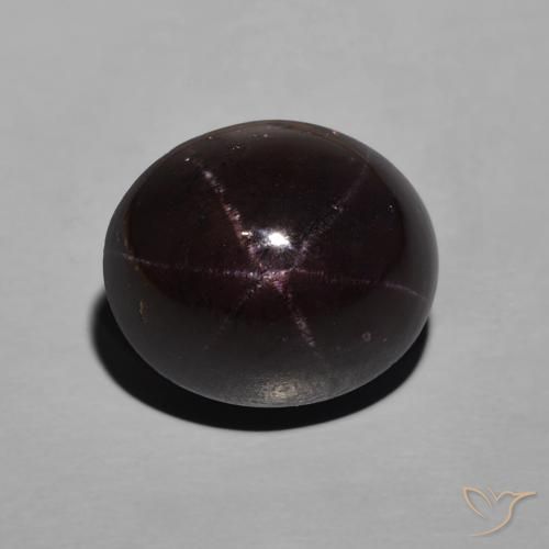 12.68ct Natürlicher dunkelrot Sterngranat, Oval, Lichtundurchlässig