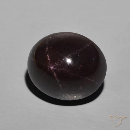 9,17 ctw natürlicher dunkelrot Sterngranat, Oval, Lichtundurchlässig