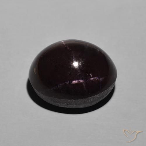 9,17 ctw natürlicher dunkelrot Sterngranat, Oval, Lichtundurchlässig