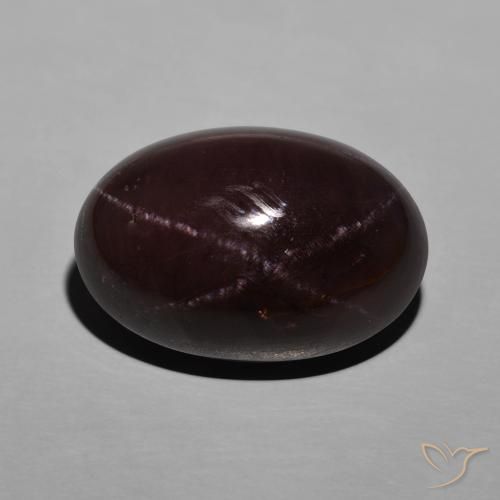 26.72ct Natürlicher Mahagonirot Sterngranat, Oval, Lichtundurchlässig