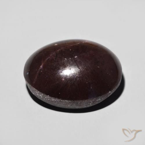 9,17 ctw natürlicher dunkelrot Sterngranat, Oval, Lichtundurchlässig