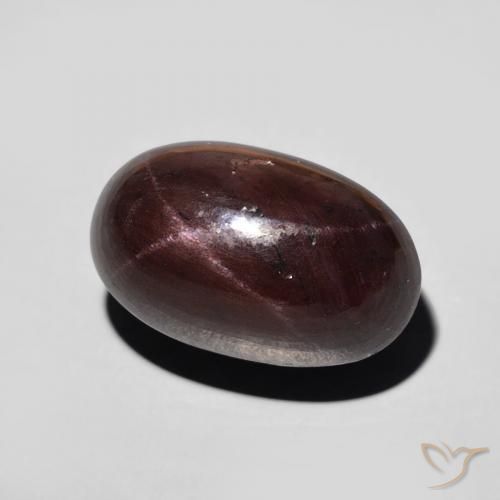 9,17 ctw natürlicher dunkelrot Sterngranat, Oval, Lichtundurchlässig