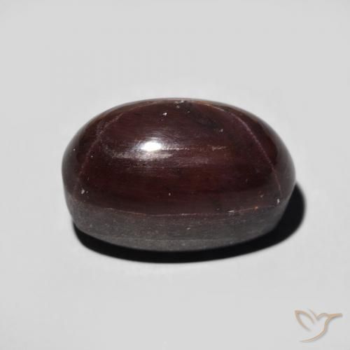 9,17 ctw natürlicher dunkelrot Sterngranat, Oval, Lichtundurchlässig