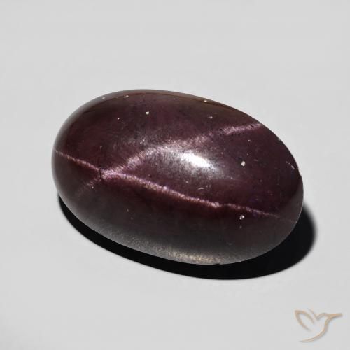 9,17 ctw natürlicher dunkelrot Sterngranat, Oval, Lichtundurchlässig