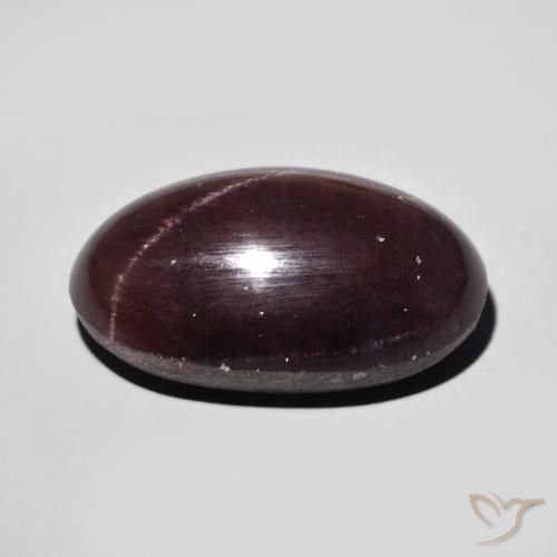 9,17 ctw natürlicher dunkelrot Sterngranat, Oval, Lichtundurchlässig