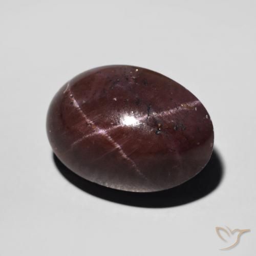 9,17 ctw natürlicher dunkelrot Sterngranat, Oval, Lichtundurchlässig