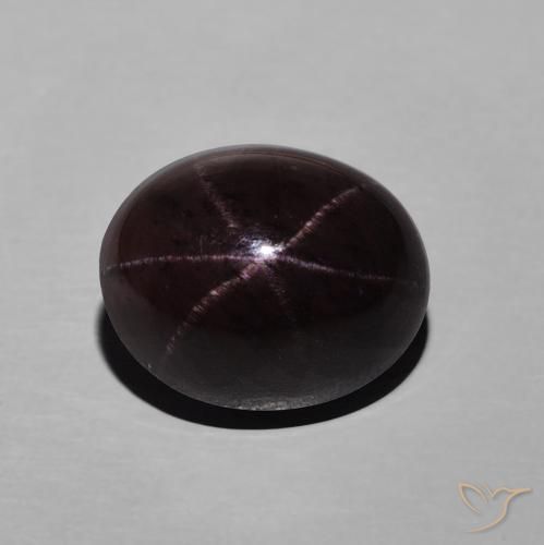 7,65 ctw natürlicher roter Stern-Granat, Oval Schliff, Lichtundurchlässig