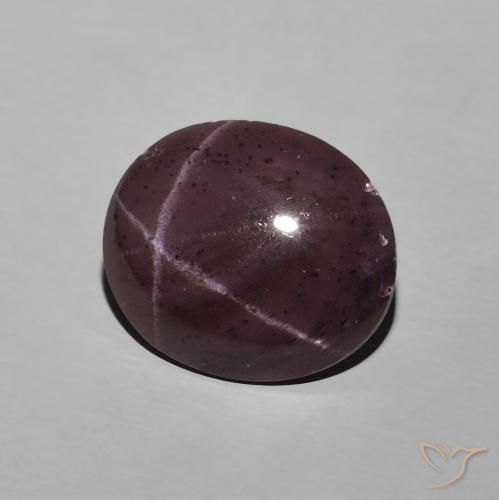 9,17 ctw natürlicher dunkelrot Sterngranat, Oval, Lichtundurchlässig