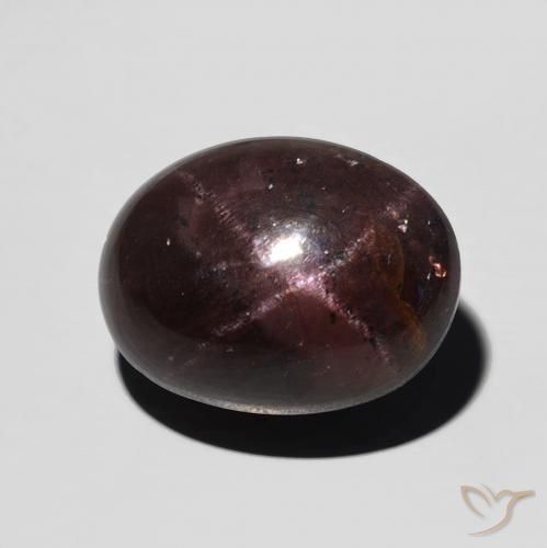 9.89ct Natürlicher Mahagonirot Sterngranat, Oval, Lichtundurchlässig