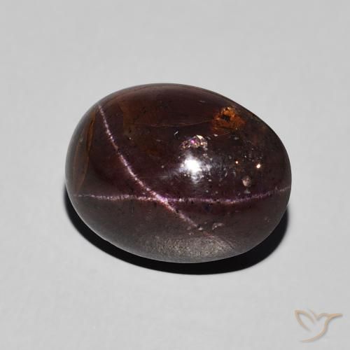 9,17 ctw natürlicher dunkelrot Sterngranat, Oval, Lichtundurchlässig