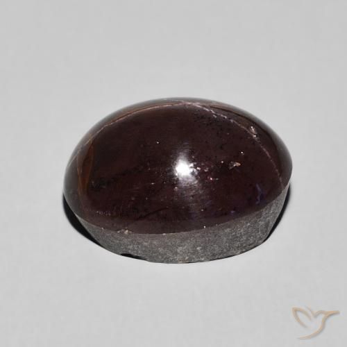9,17 ctw natürlicher dunkelrot Sterngranat, Oval, Lichtundurchlässig