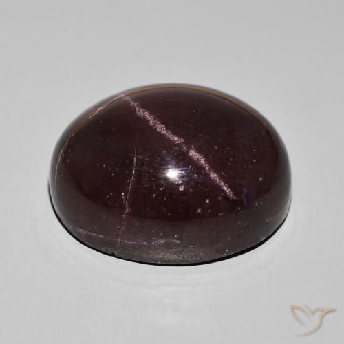 9,17 ctw natürlicher dunkelrot Sterngranat, Oval, Lichtundurchlässig