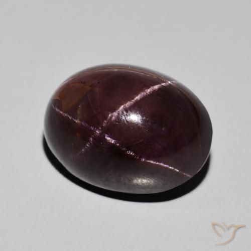 9,17 ctw natürlicher dunkelrot Sterngranat, Oval, Lichtundurchlässig