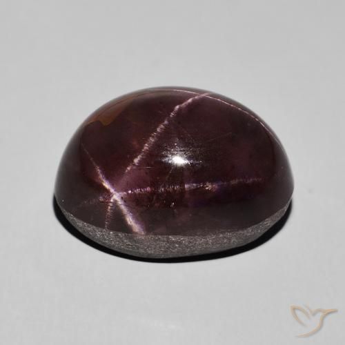9,17 ctw natürlicher dunkelrot Sterngranat, Oval, Lichtundurchlässig