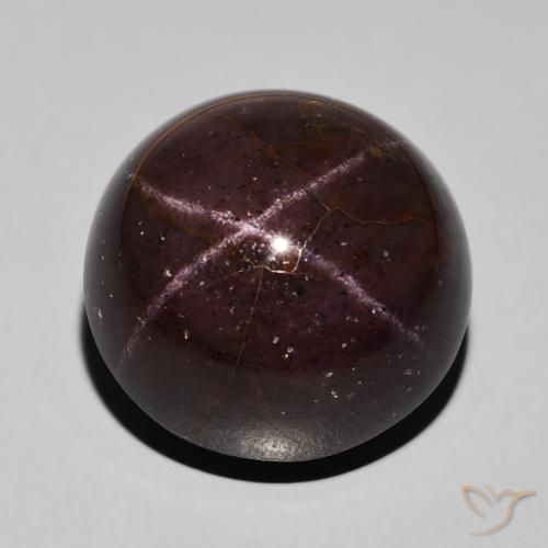 40.98ct Natürlicher Mahagonirot Sterngranat, Runden, Lichtundurchlässig