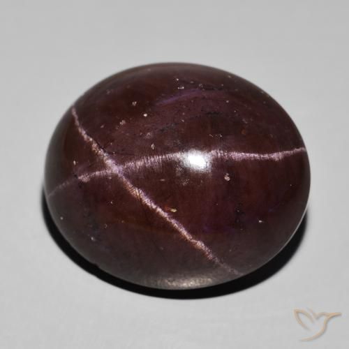 9,17 ctw natürlicher dunkelrot Sterngranat, Oval, Lichtundurchlässig