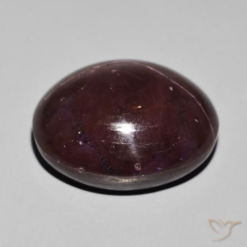 9,17 ctw natürlicher dunkelrot Sterngranat, Oval, Lichtundurchlässig