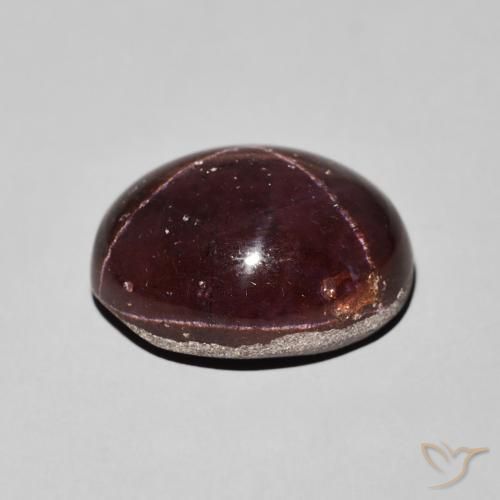 9,17 ctw natürlicher dunkelrot Sterngranat, Oval, Lichtundurchlässig